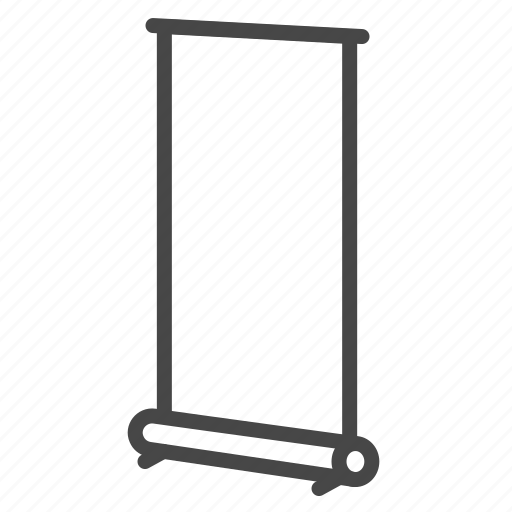 Roll-Up Banner Icon