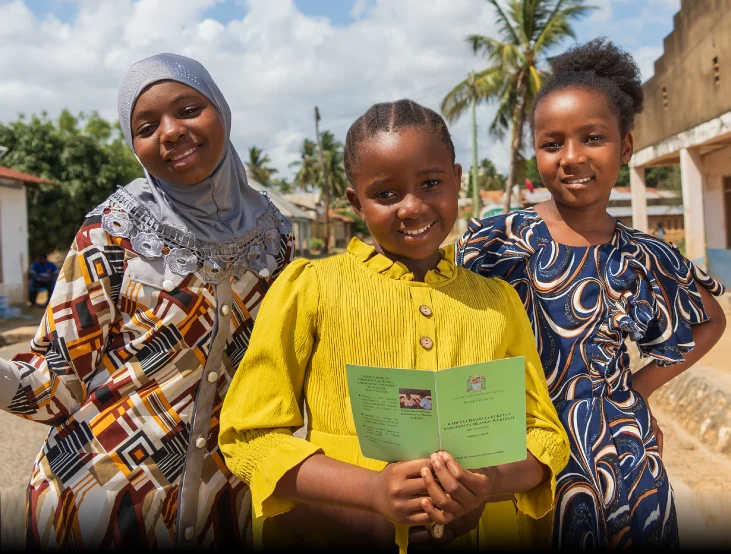 The girls at the centre of the Tujibebe campaign